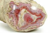 Colorful Polished Banded Agate Nodule - Utah #373509-1